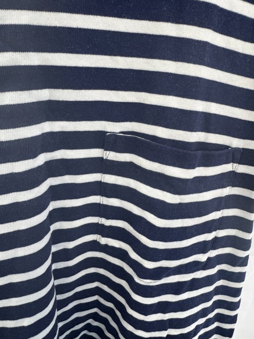 Gap Navy White Stripe T-Shirt Sheath Dress Nautical Coastal Sz XL - Picture 3 of 10
